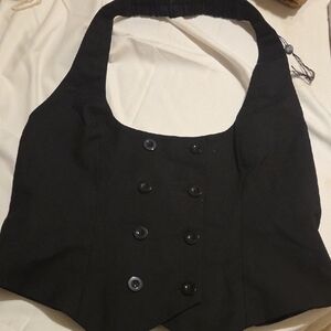 Scarlet Darkness Black Halter Top